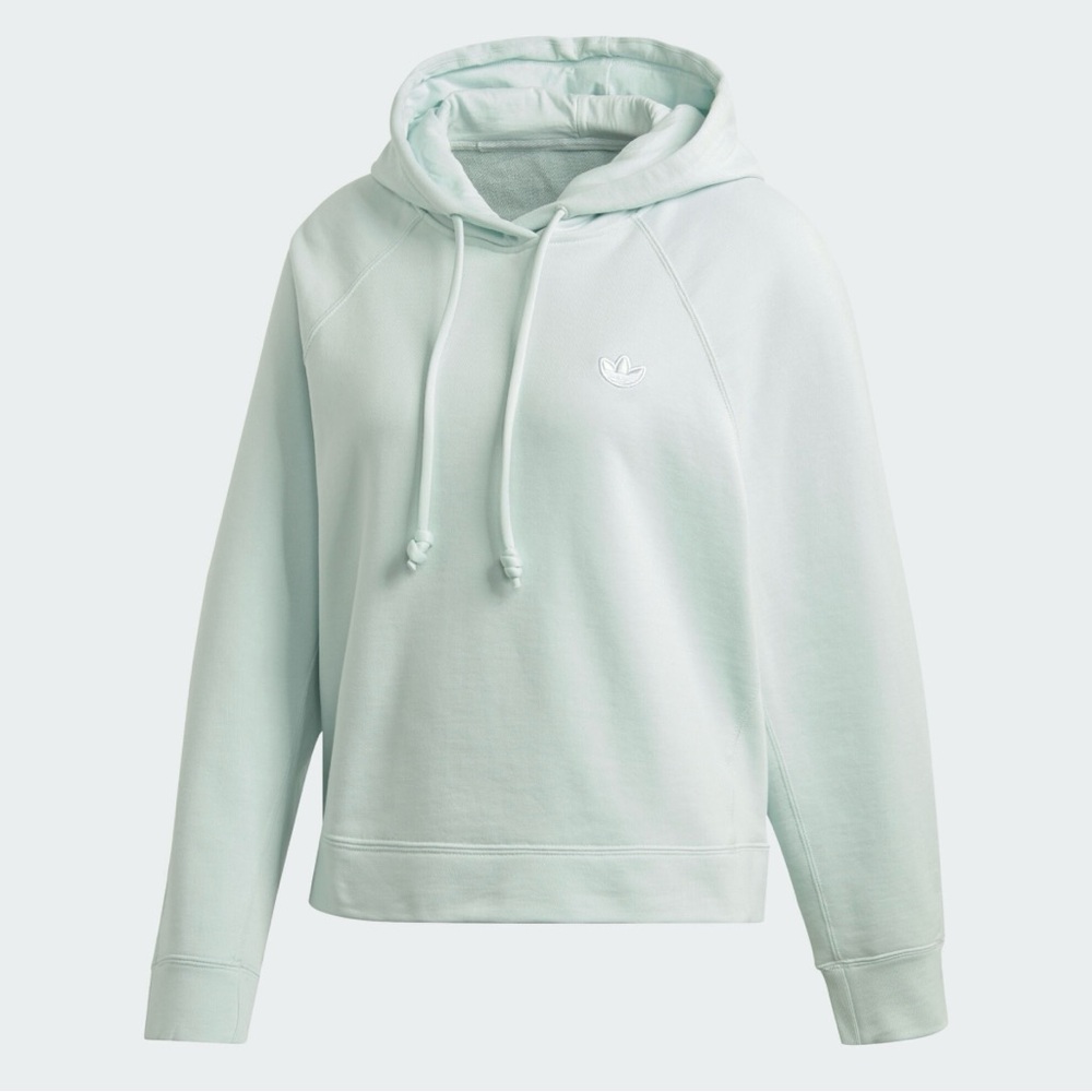 🛍️Adidas Small Green Oversized Hoodie Relaxed Fit